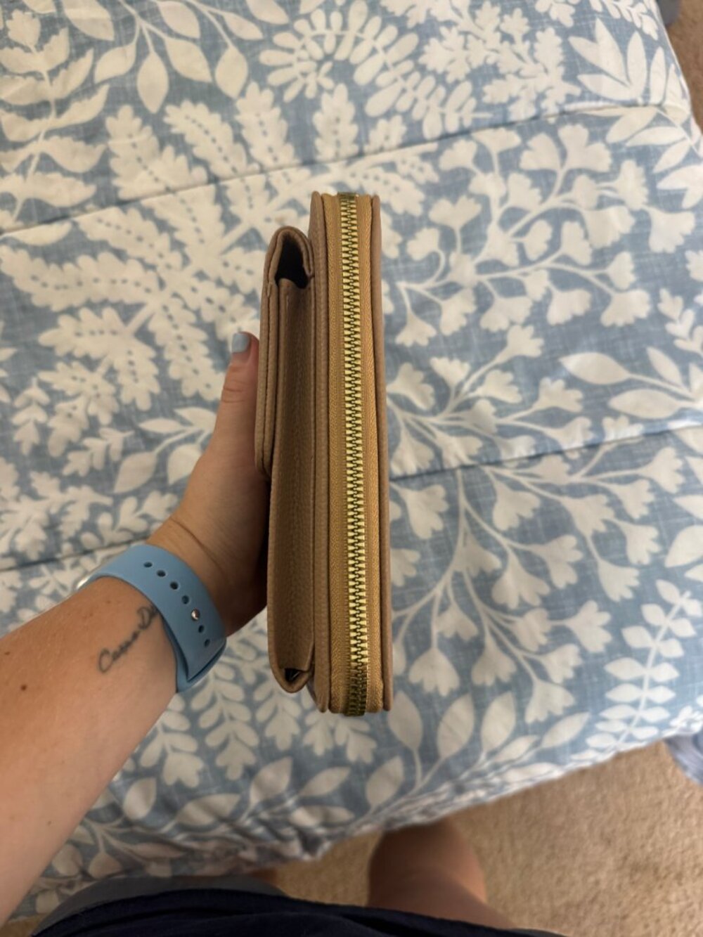 Tan Phone Crossbody Wallet Bag - Picture 2 of 3